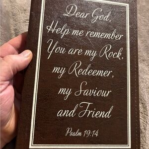 Journal Brown Inspirational Journal Psalm 19:14 . New